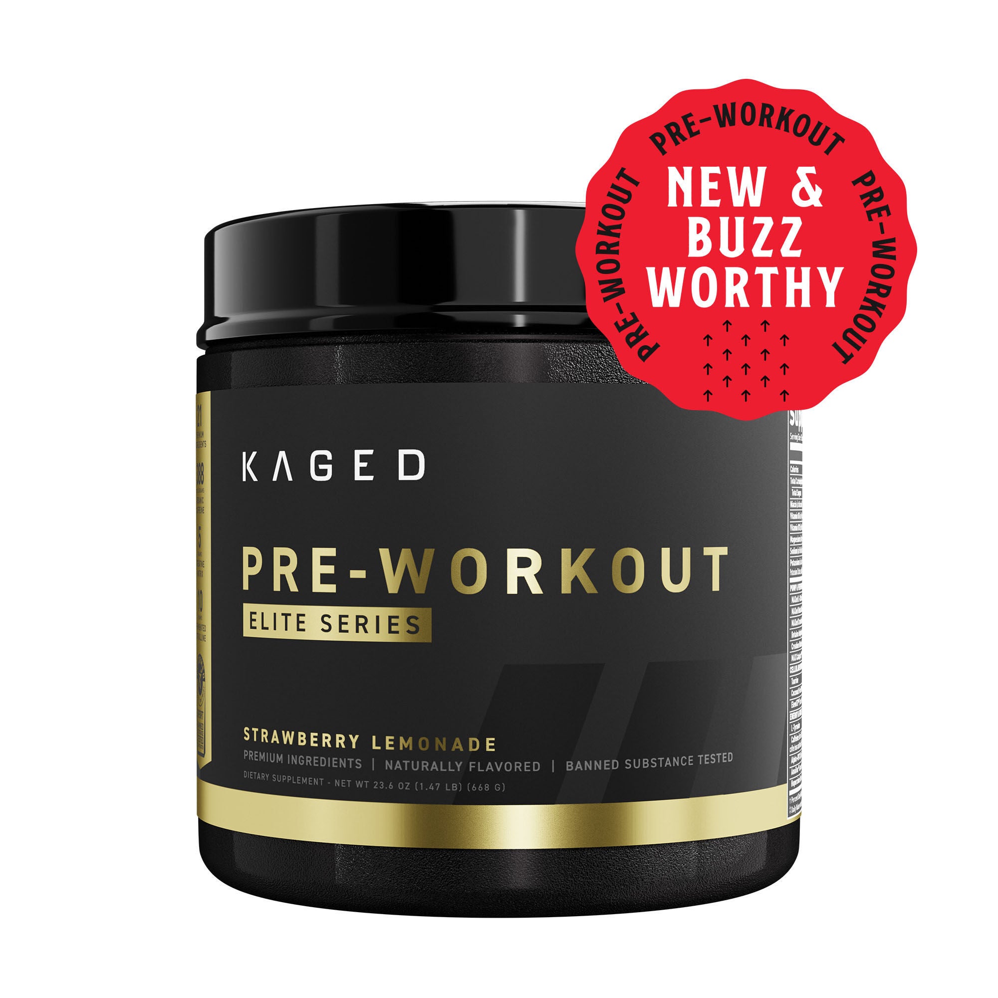 Elite Series: Pre-Workout - Strawberry Lemonade&nbsp;(20 Servings)